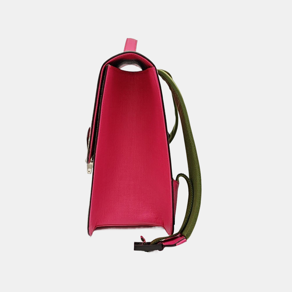 Monogram Coated Canvas Backpack Beige