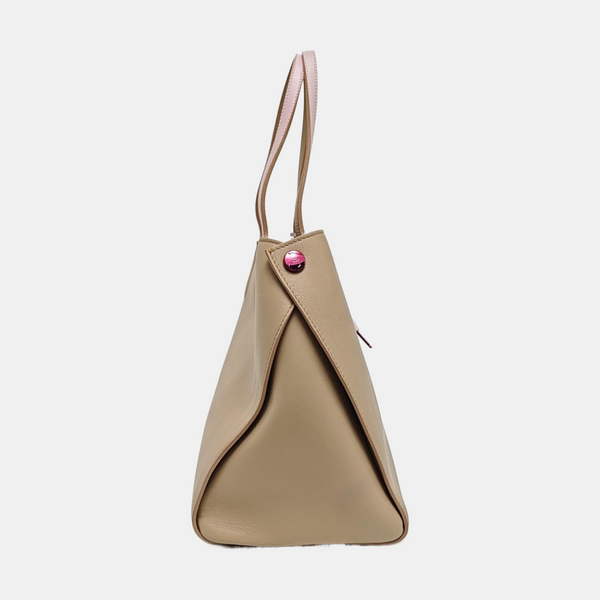Christian Addict Calfskin Beige