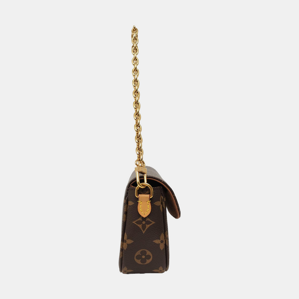 IVY Monogram Coated Canvas Brown