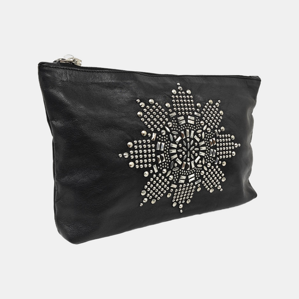 Calfskin Clutch Black
