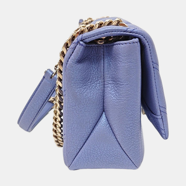 SERPENTI CABOCHON Small Quilted Lambskin Blue