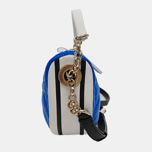 Vibe Small Cannage Lambskin Blue