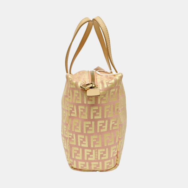 Canvas Top Handle Bag Red