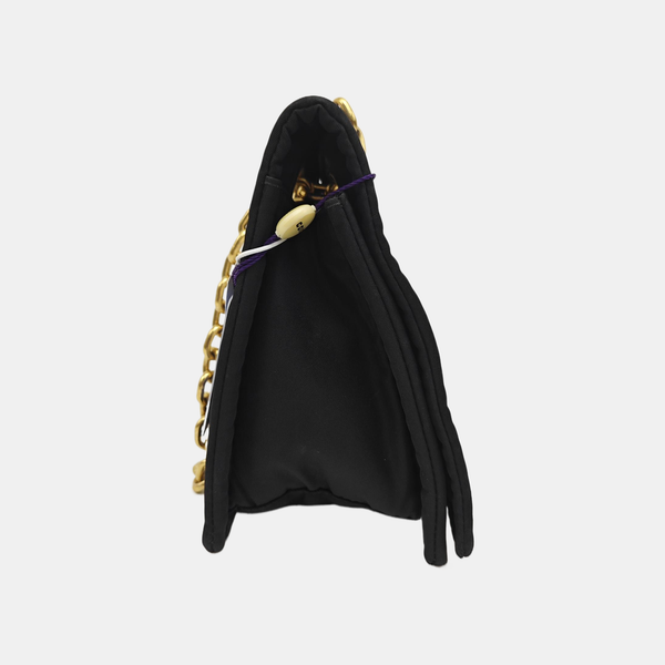 Nylon Shoulder Bag Black