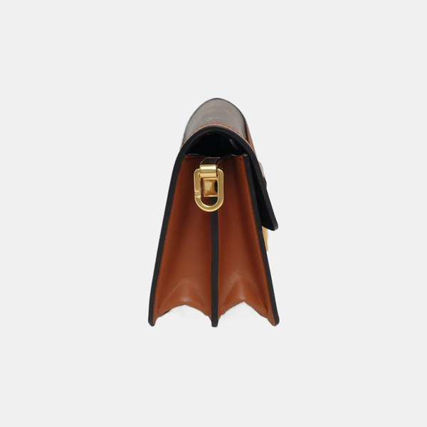 DAUPHINE Mini Monogram Coated Canvas Brown