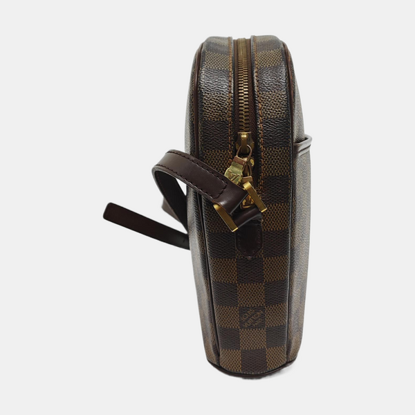 IPANEMA PM Damier Ebene Coated Canvas Brown