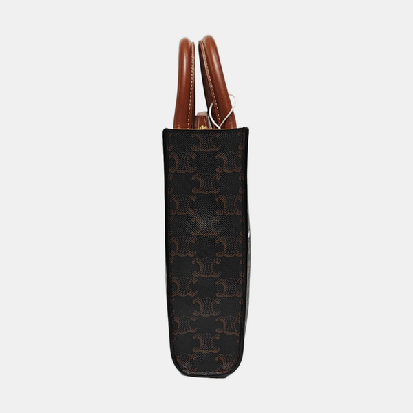CABAS CELINE Mini Coated Canvas Brown
