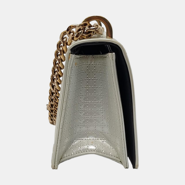 Diorama Small Cannage Calfskin Beige
