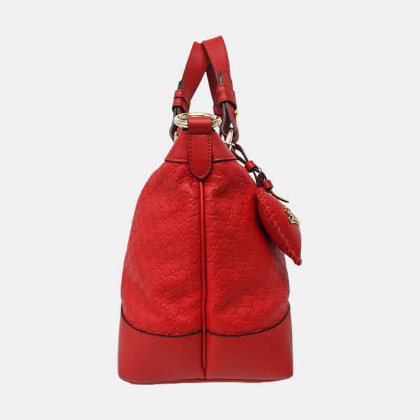 Monogram Calfskin Tote Bag Red