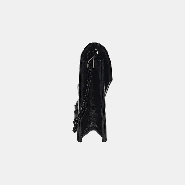 MONOGRAM WOC Chevron Calfskin Black