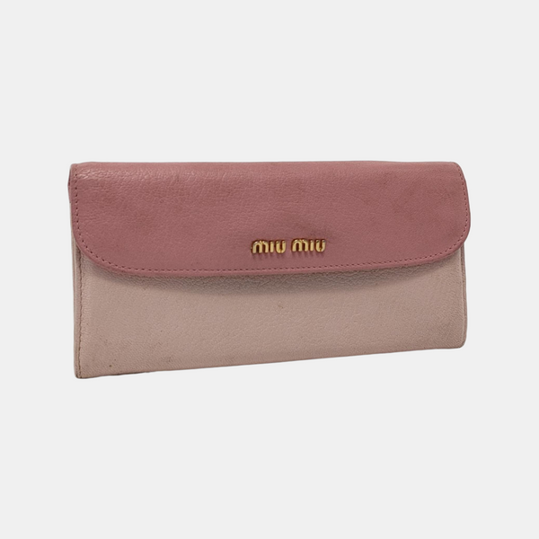 Calfskin Wallet Pink