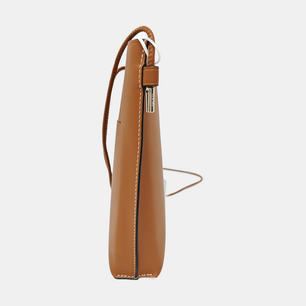 Calfskin Shoulder Bag Brown