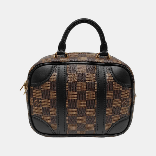 VALISETTE BB Damier Ebene Coated Canvas Brown