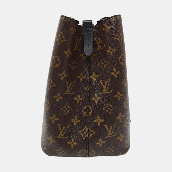 NÉONOÉ MM Monogram Coated Canvas Brown