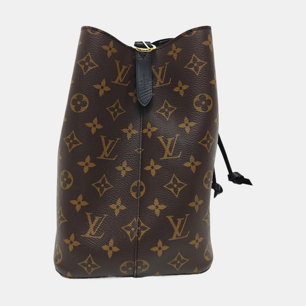 NÉONOÉ MM Monogram Coated Canvas Brown