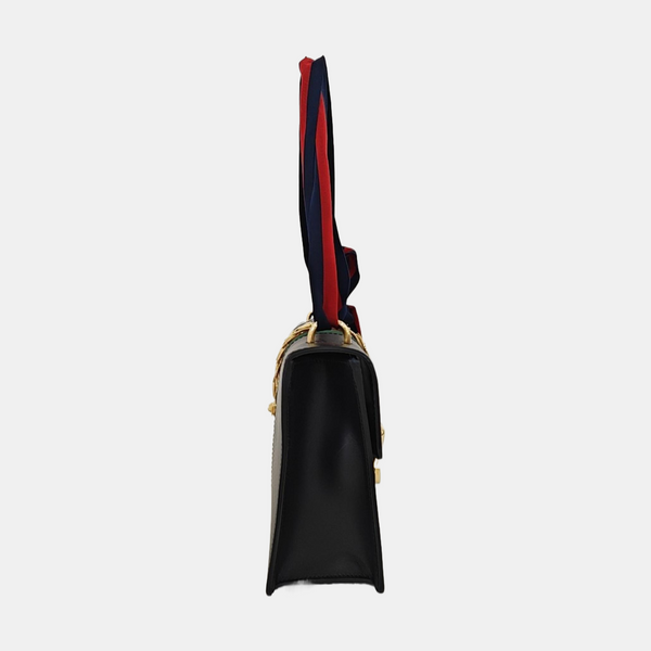 Sylvie Small Calfskin Black
