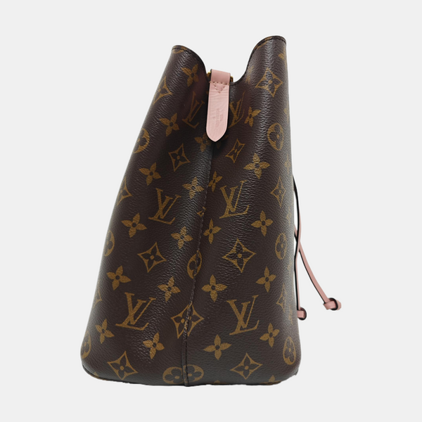 NÉONOÉ MM Monogram Coated Canvas Brown