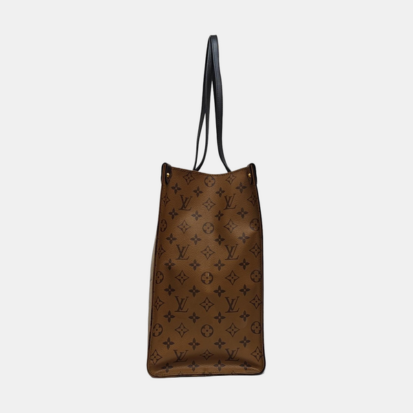 ONTHEGO GM Monogram Coated Canvas Brown