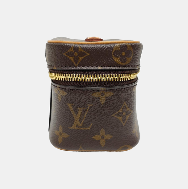 NICE Super Mini Monogram Coated Canvas Brown