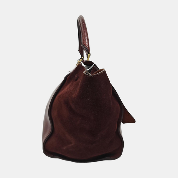 TRAPEZE Medium Calfskin Red