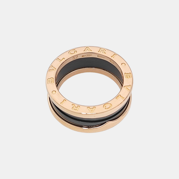 B.ZERO1 18k Rose Gold Ring EU 52