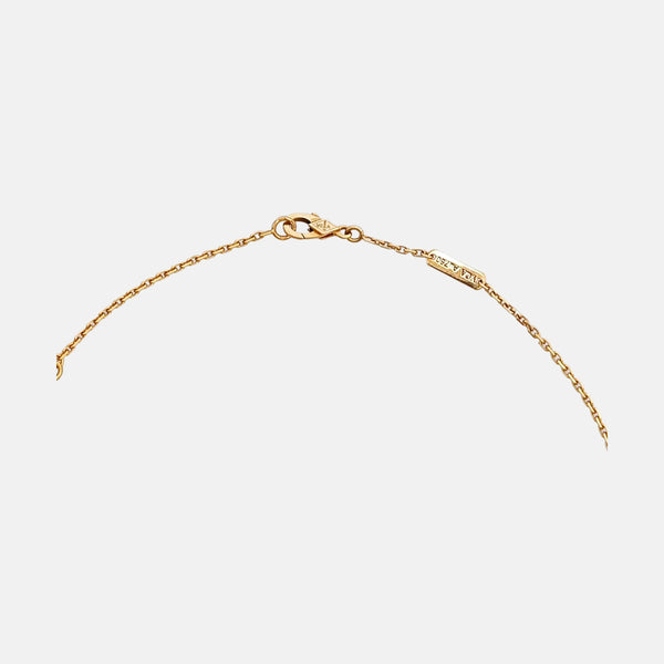 Two Butterfly 18k Rose Gold Necklace