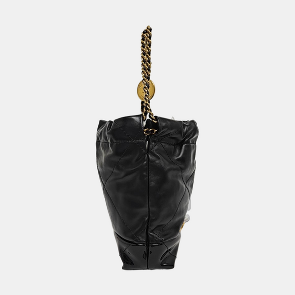 CHANEL 22 Mini Quilted Calfskin Black