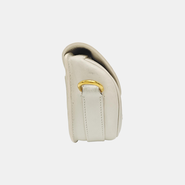 Bobby Medium Calfskin White