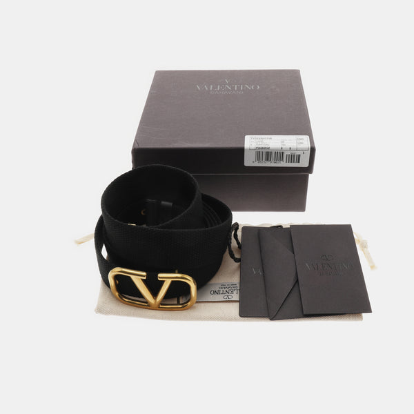 Black Fabric Belt