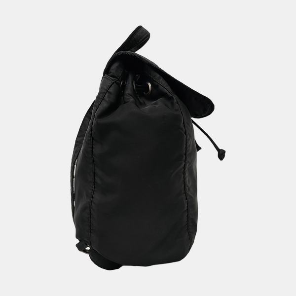 Nylon Backpack Black