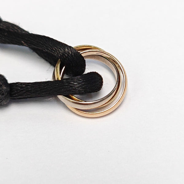 TRINITY Fabric Black Bracelet