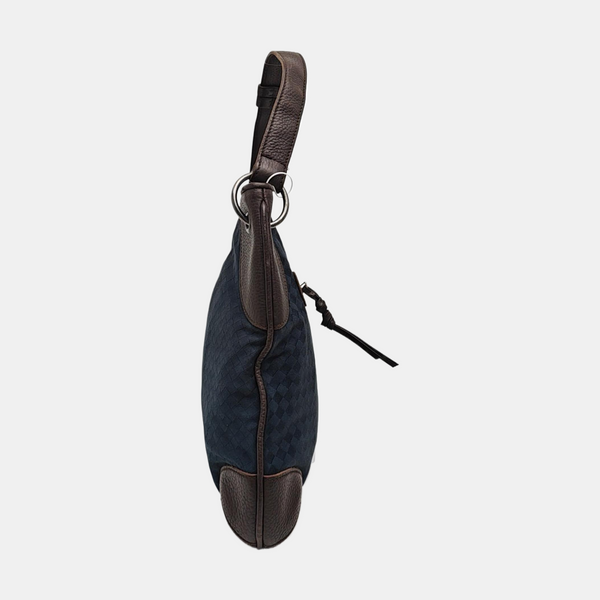 Fabric Shoulder Bag Blue