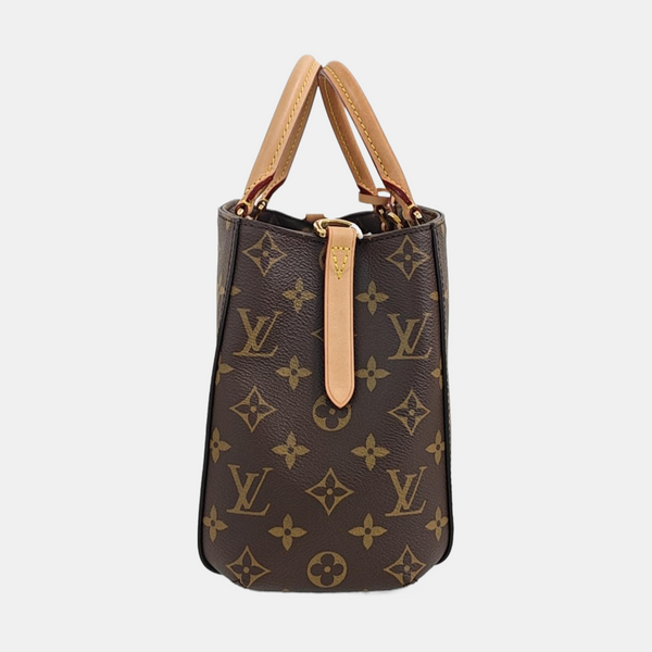 MONTAIGNE Monogram Coated Canvas Brown