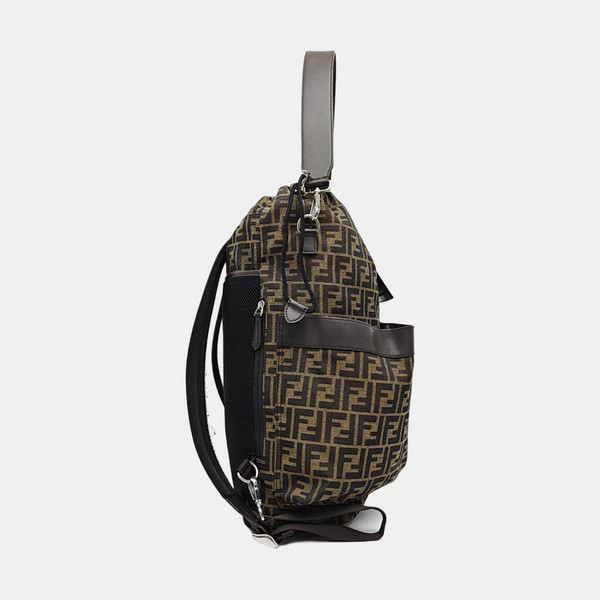 FENDI Strike Large Canvas Brown