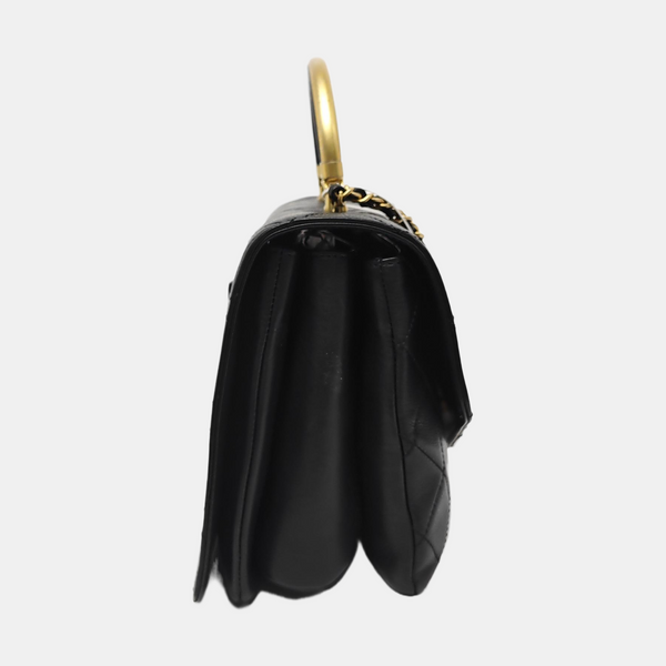 Quilted Calfskin Black