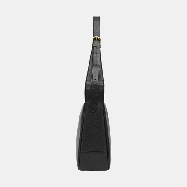 Calfskin Shoulder Bag Black