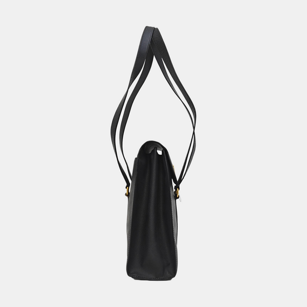 Calfskin Shoulder Bag Black