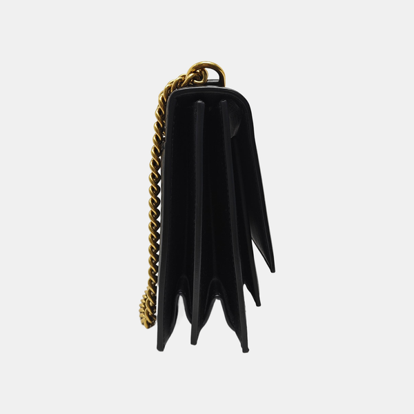Sharp Small Calfskin Black
