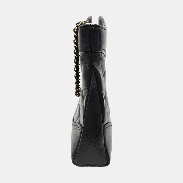 CHANEL 31 Quilted Waxed Cafskin Black