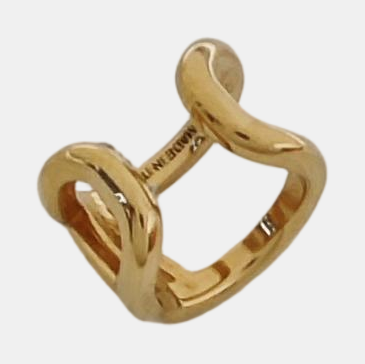 Metal Gold Clip On Earrings