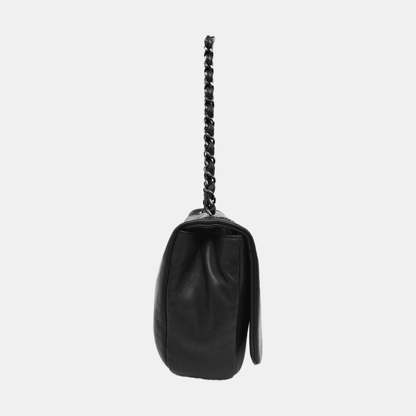 Lambskin Shoulder Bag Black