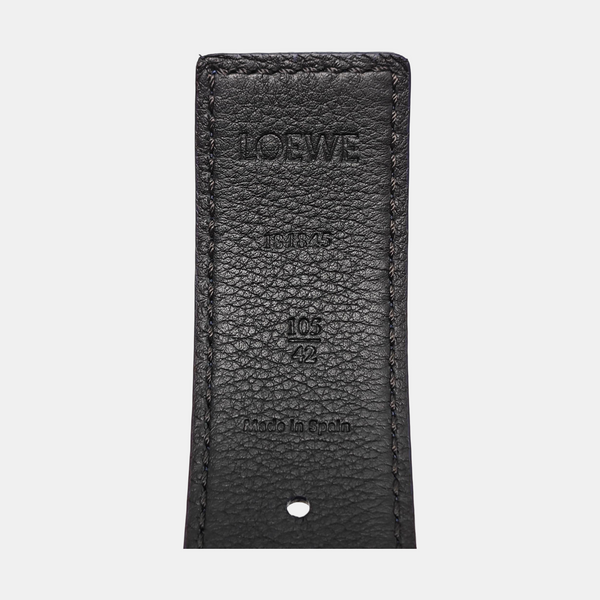 Leather Belt Blue