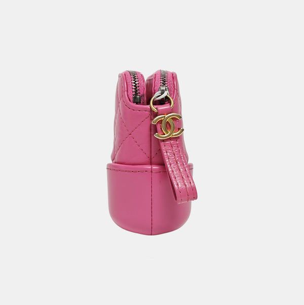 GABRIELLE Mini Quilted Calfskin Red