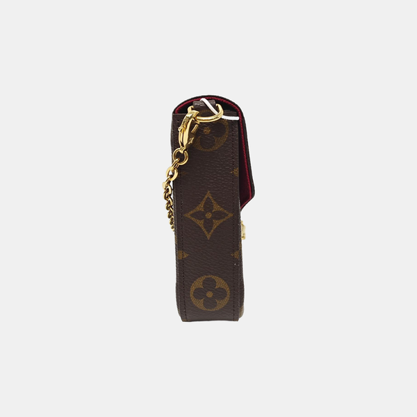 FÉLICIE Monogram Coated Canvas Brown