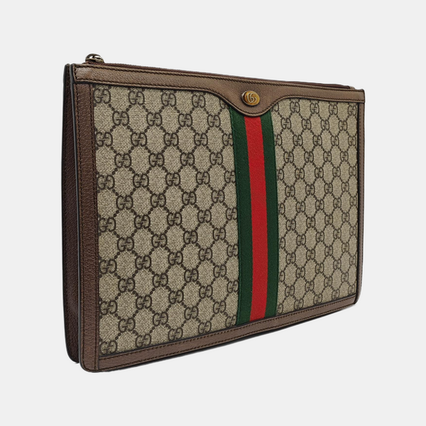 Ophidia Monogram Coated Canvas Beige