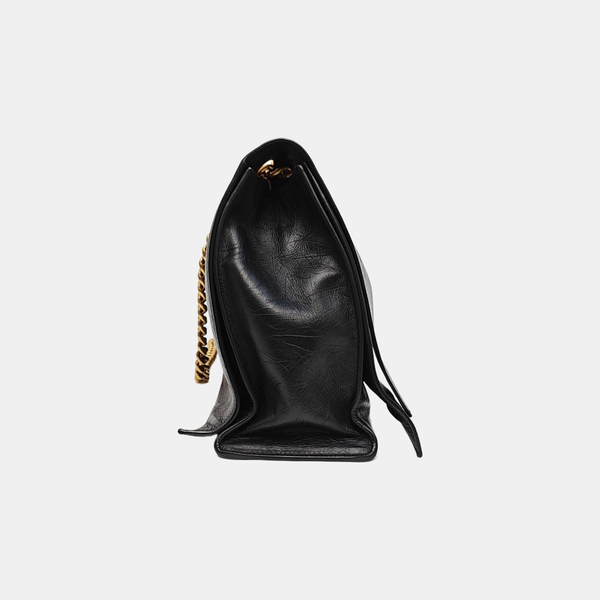 Crush Large Calfskin Black