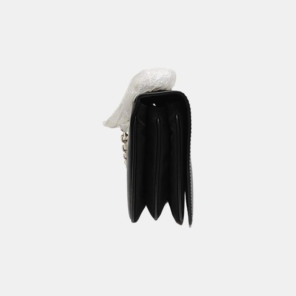 Calfskin Shoulder Bag Black