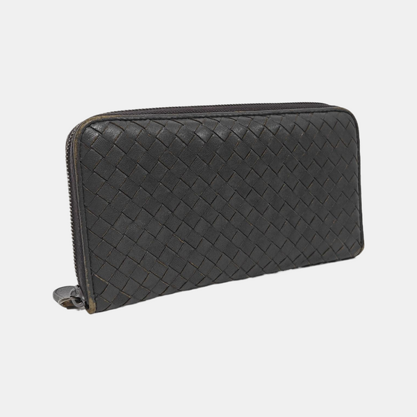 Calfskin Wallet Gray