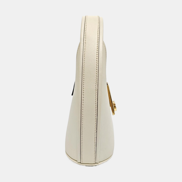 Calfskin Shoulder Bag Beige