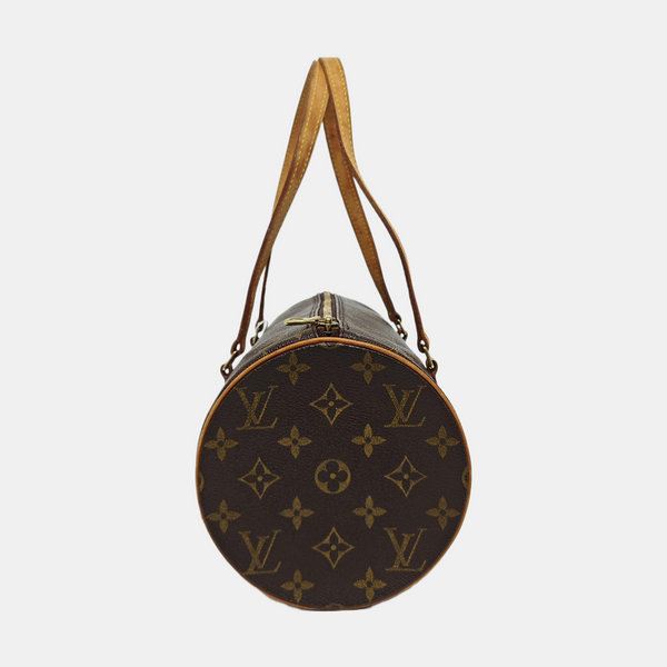 PAPILLON 30 Monogram Coated Canvas Brown